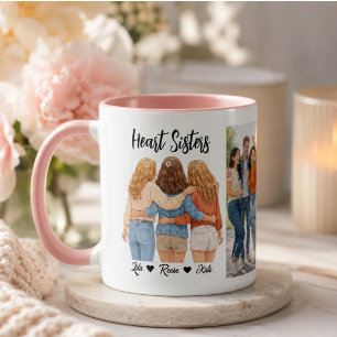 Taza Foto de Mejor Amigo Personalizada Día de la Amis