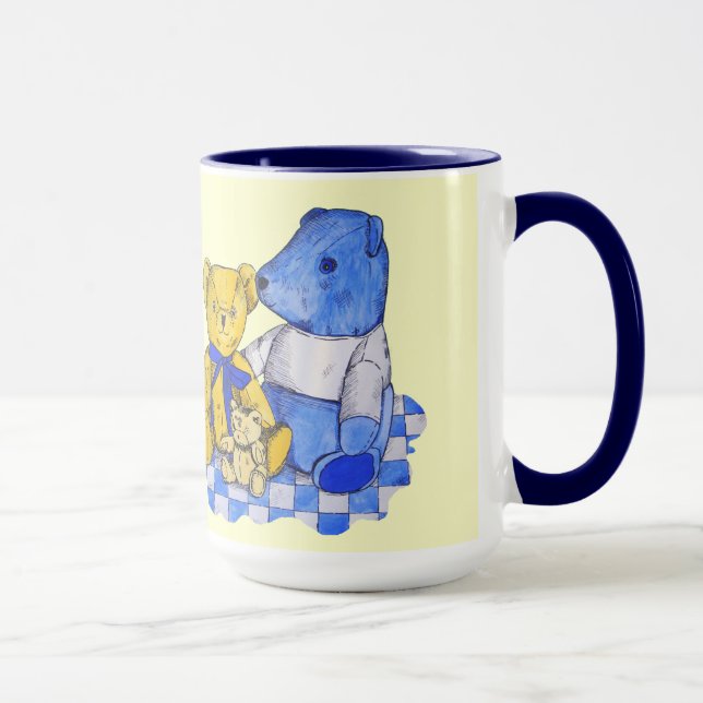 Taza foto de oso de peluche lindo (Derecha)