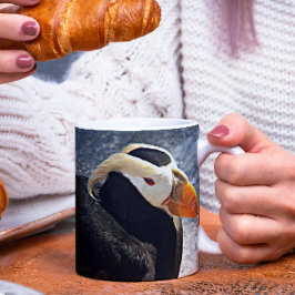 Taza Foto de pájaro marino de Puffin