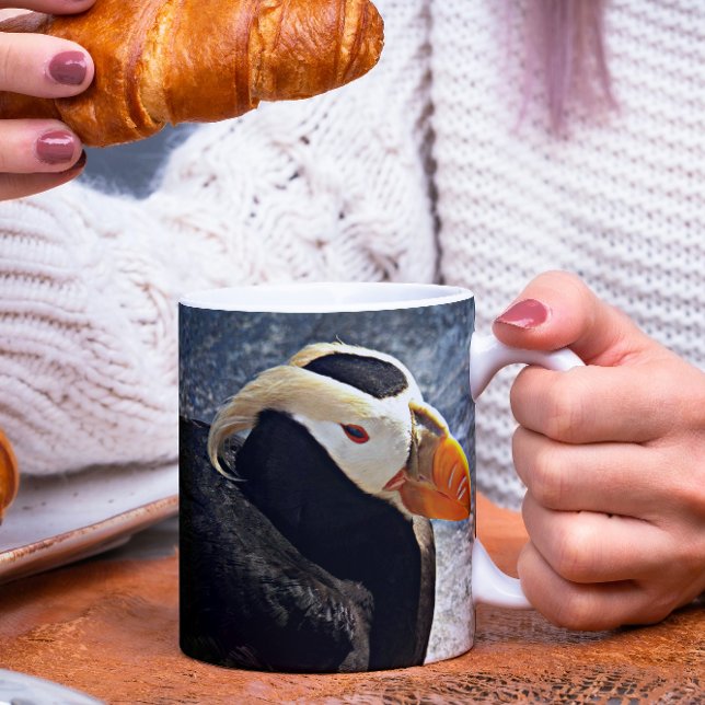 Taza Foto de pájaro marino de Puffin (In Situ Food)