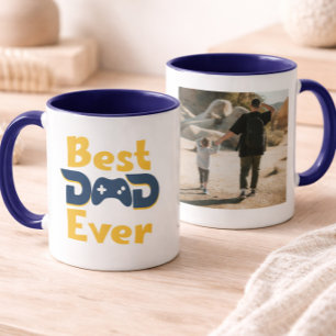 Taza Foto de Papá Gamer: El Mejor Papá del Mundo Modern
