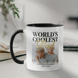 Taza Foto de papá más frío del mundo