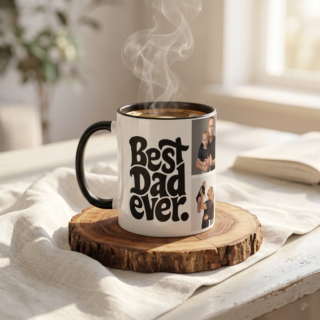 Taza Foto de Papá Perro Moderno (Subido por el creador)
