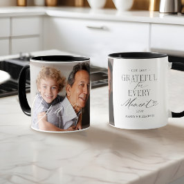 Taza Foto de Papa Script: Un gran agradecimiento por ca