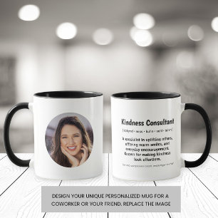 Taza Foto de Personalizado de Consultor de Amabilidad,