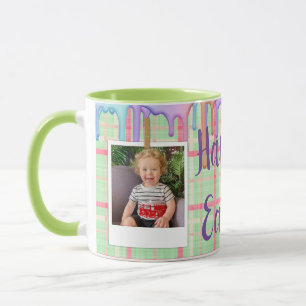 Taza Foto de personalizado de Pascua Verde Planta