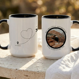 Taza Foto de relación a larga distancia 