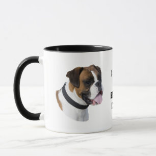 Taza Foto de retrato de perro de Boxer