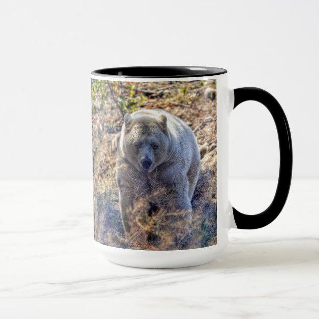 Taza Foto de vida silvestre Rare Kermode Bear (oso espi (Derecha)