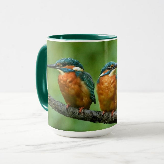 Taza Foto de Wildlife Kingfisher (Anverso izquierdo)