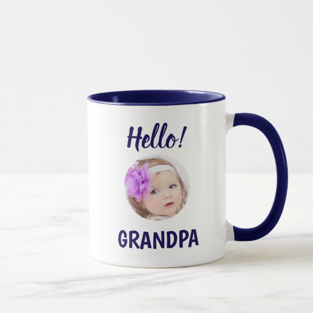 Taza Foto del bebé del abuelo (Derecha)