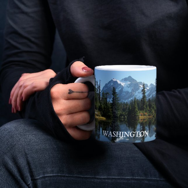 Taza Foto del Monte Shuksan en el estado de Washington (In Situ Held)