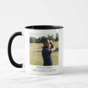 Taza Foto divertida de golf para papá entusiasta del go