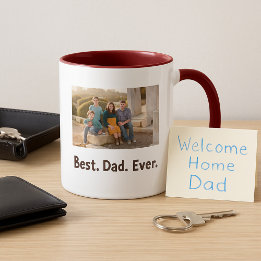 Taza Foto divertida de la familia Best Dad