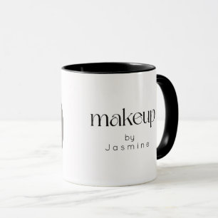 Taza Foto en blanco y negro Tarjeta de presentación con