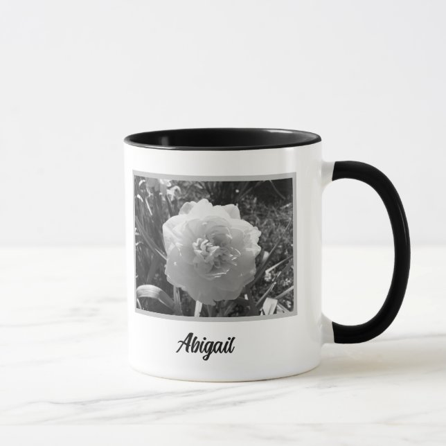Taza Foto encantadora de White Daffodil (Derecha)