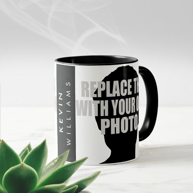 Taza Foto moderna de Keepsake (subir y crear) (Subido por el creador)