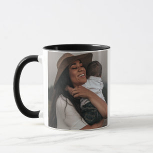Taza Foto moderna personalizada dos completas