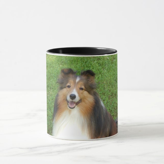 Taza foto original de Sheltie (Centro)
