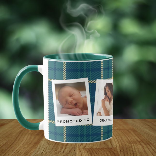 Taza Foto personalizada de 4 promocionada al abuelo (Subido por el creador)