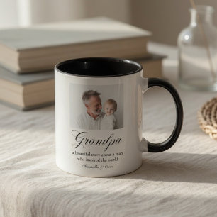 Taza Foto Personalizada de Abuelo   Abuelo Personalizad