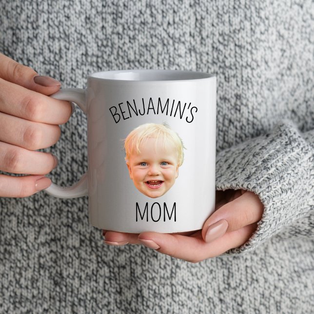 Taza Foto personalizada de bebé cara a papá mamá Person (Subido por el creador)