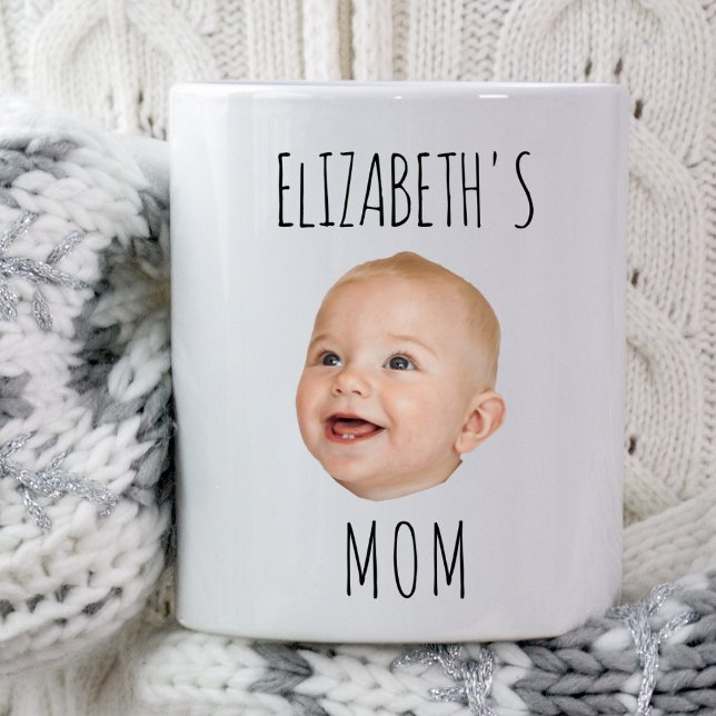 Taza Foto personalizada de bebé con cara de papá Regalo (Subido por el creador)