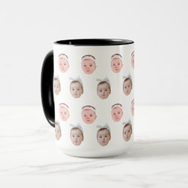 Taza Foto personalizada de cara, cara de Personalizado