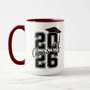 Taza Foto personalizada de graduación de la promoción d