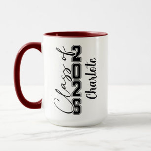 Taza Foto personalizada de graduación de la promoción d