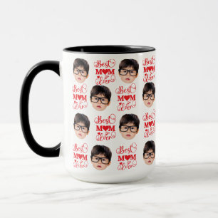 Taza Foto Personalizada De Los Niños De Cara Para Mamá,