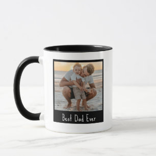 Taza Foto Personalizada del Mejor Papá del Mundo para e