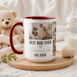 Taza Foto personalizada del MEJOR PAPÁ   Día del Padre 