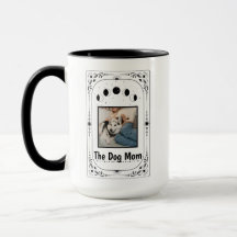 Foto Personalizada Mamá Perro Amante de Mascotas T