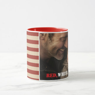 Taza Foto personalizado Bandera de Estados Unidos Mug -