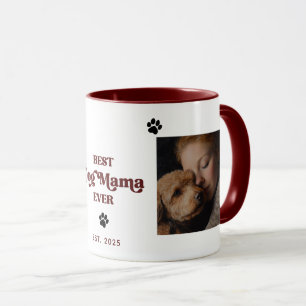Taza Foto personalizado, MEJOR MAMÁ DE PERRO DEL Año ES