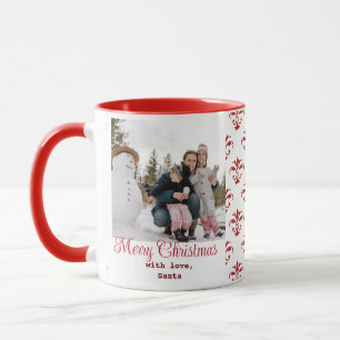Taza Foto personalizado, Navidades elegantes