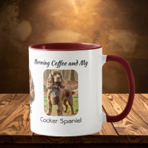 Foto Recuerdo Cocker Spaniel Personalizado