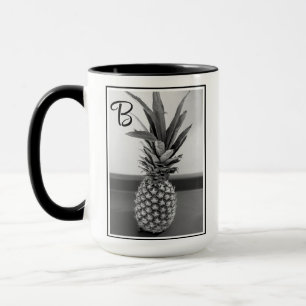 Taza Foto simple de una piña con un solo inicio