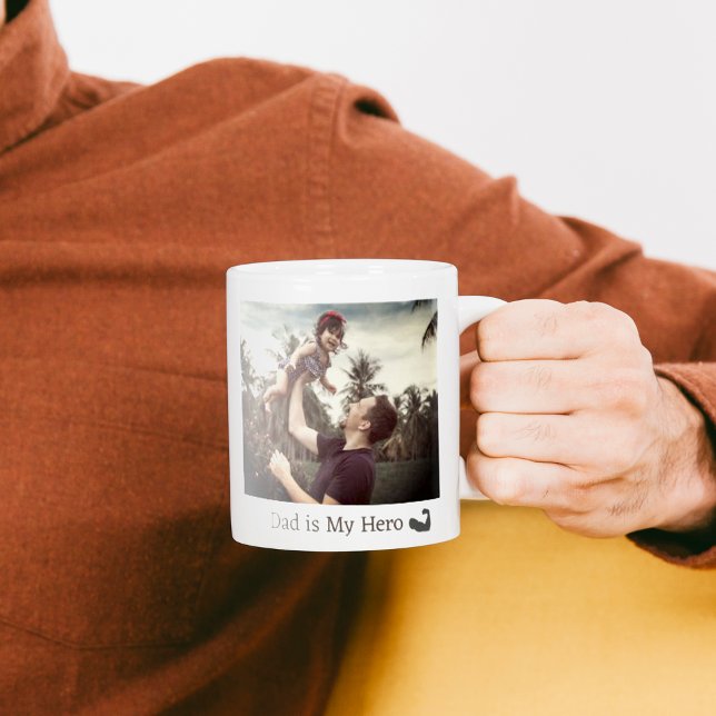 Taza Foto simple del Día del Padre Coffee Mug (Simple Father's Day photo Coffee Mug
)