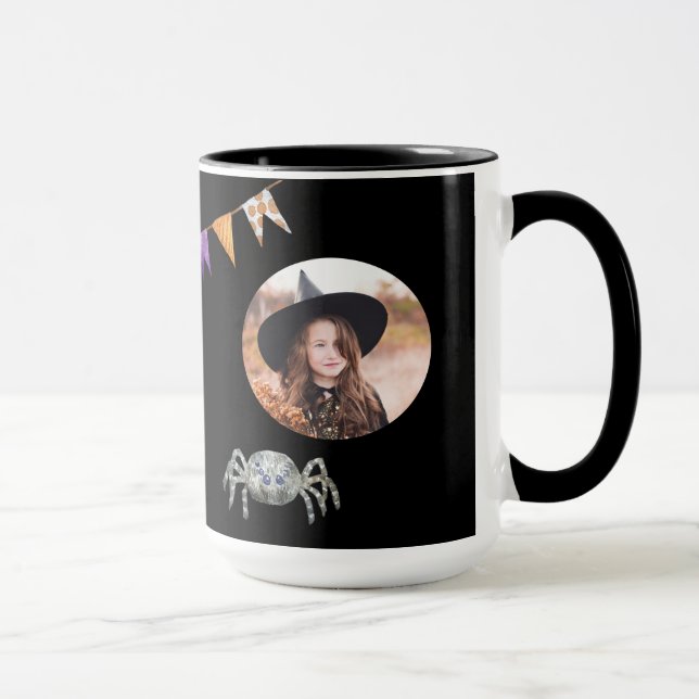 Taza Foto temática de Halloween Castillo Spider Scarry (Derecha)