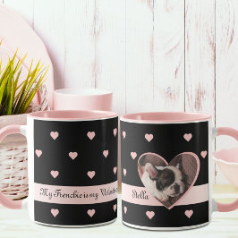 Taza Foto y texto de Personalizado de Black Dog Lover