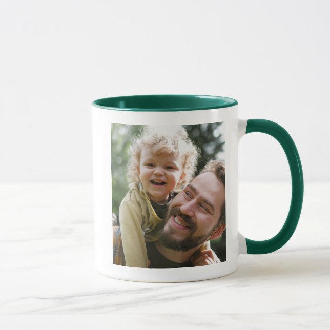 Taza Foto y texto personalizado (Derecha)