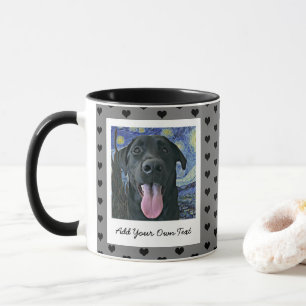 Taza Foto y texto personalizados del Mascota de perro d