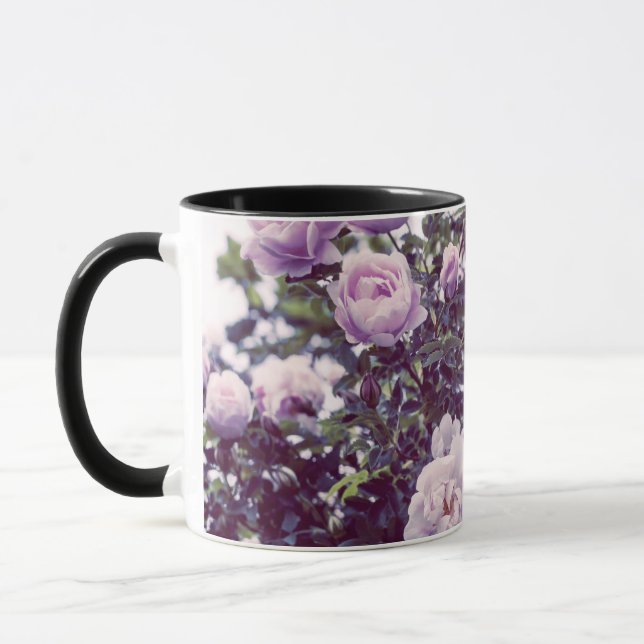 Taza Fotografía de arbusto Rosa (Izquierda)