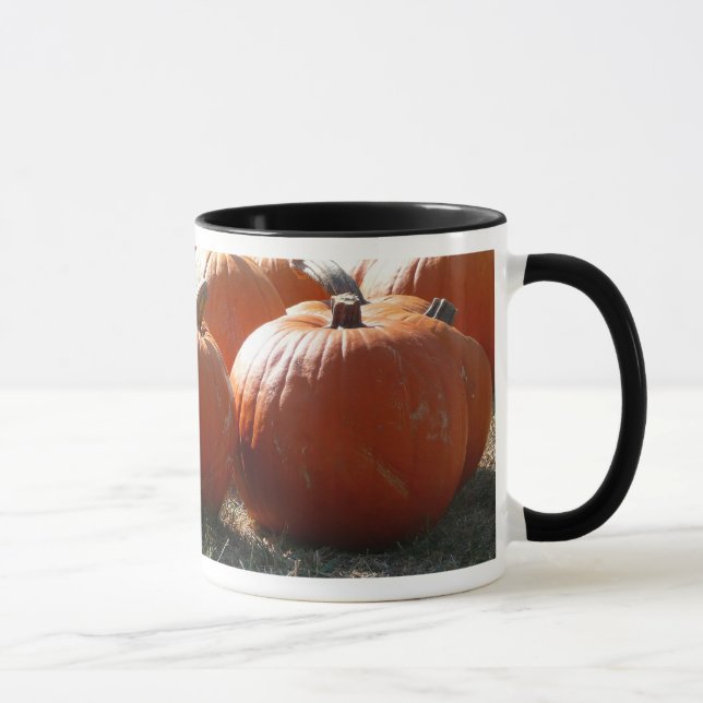 Taza Fotografía de calabazas para Caída, Halloween o Dí (Derecha)