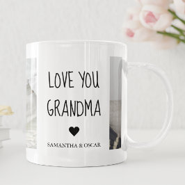 Taza Fotografía de colección moderna Ama a tu abuela Me
