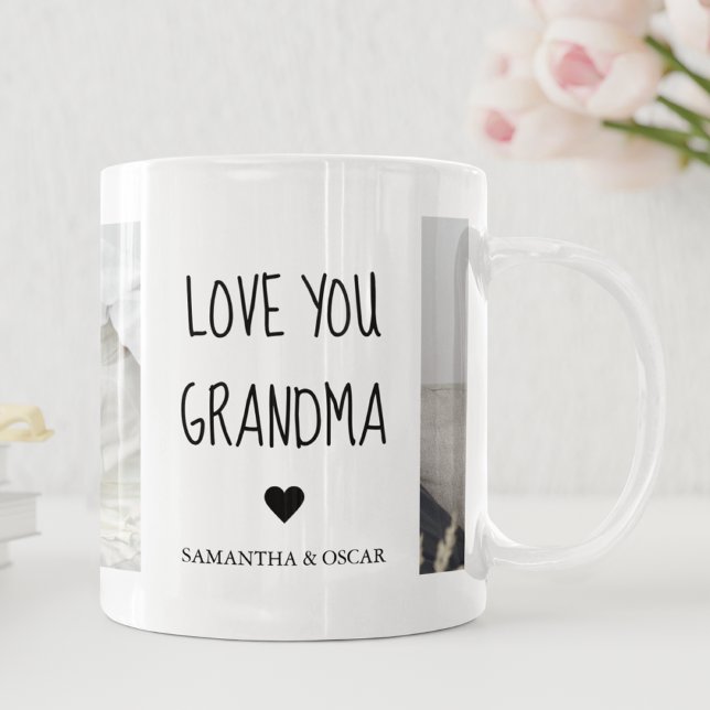 Taza Fotografía de colección moderna Ama a tu abuela Me (Subido por el creador)