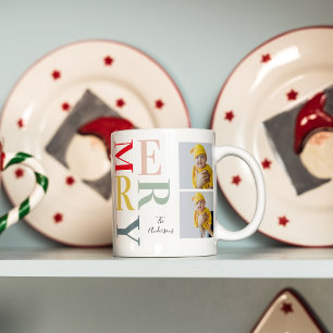 Taza Fotografía De Collage Y Cereza Colorida Feliz fe