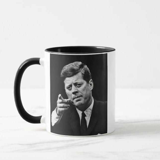 Taza Fotografía de John F. Kennedy 3 (Izquierda)